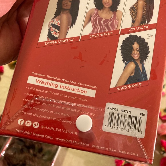 Harlem 125 Kima Braid Wind Wave 08" (KWW08) Color 30 Light Brown - Picture 8 of 16